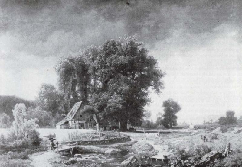 Albert Bierstadt Westfallische Landschaft France oil painting art